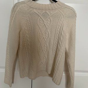 Women's Abercrombie White Sweater (size S)